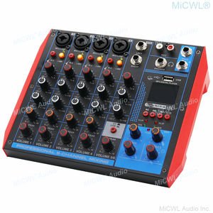 Console de mixage audio portable MG6-Blue 6 canaux, 6 entrées micro, pour ordinateur portable, guitare live, scène, <span class=keywords><strong>studio</strong></span>, alimentation fantôme 48V - Product Image 2