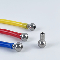 Vente en gros de mousse de nettoyage de voiture accessoires de lance mousse de canon filtre à billes en acier inoxydable avec tube coloré