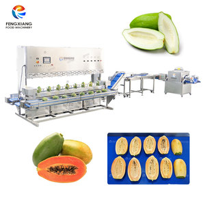 Máquina Comercial para Pelar y Cortar Papayas, Peladora y Cortadora de Papayas - Product Image 1