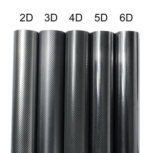 Vinilo Adhesivo para Coche 2D 3D 4D <span class=keywords><strong>5D</strong></span> 6D de Fibra de Carbono PVC, Impermeable, para Autos y Motocicletas, Accesorios CARKOO - Product Image 1