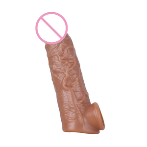 Préservatif pour l'agrandissement du pénis de 6 pouces pour hommes - Jouet sexuel réutilisable pour retarder l'éjaculation avec <span class=keywords><strong>texture</strong></span> de dragon - Product Image 6