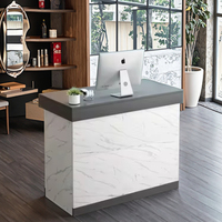Réception moderne à panneaux de bois Réception pour dépanneurs Thé au lait Barber Shops Salons de beauté Petits bars Bureau