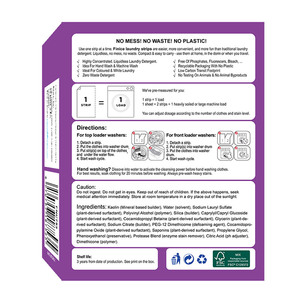 Feuilles de <span class=keywords><strong>lessive</strong></span> et de détergent jetables organiques à faible mousse FNC753, marque privée - Product Image 5