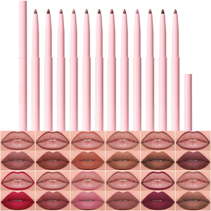 Private Label Custom Colour Lip <b>Liner</b> Twist up Vegan Retractable Lipliner Organic Lip <b>Liner</b> for Dark Skin - Product Image 1