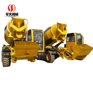 High Quality 3Cbm 3.6cbm Concrete Mixer Direct Manufactures Self Loading Concrete Mixer Drum Truck For Sale