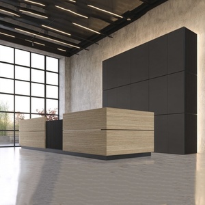 Recepción Muebles de oficina Empresa Mesa personalizada Recepción Mesa de recepción de diseño moderno - Product Image 1
