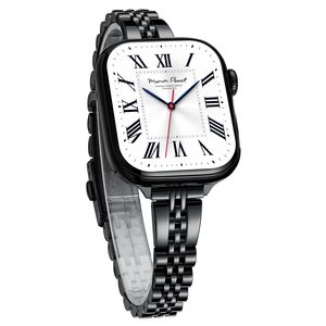 Elegante Correa de Acero Inoxidable para Reloj <span class=keywords><strong>Apple</strong></span> <span class=keywords><strong>Watch</strong></span> 38 40 41 42 44 45 46 para Mujer, Pulseras para <span class=keywords><strong>Apple</strong></span> <span class=keywords><strong>Watch</strong></span> 11-1, ODM OEM - Product Image 4