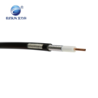 Câble coaxial ELESUN 50 ohms RF RG58 pour radio ALSR 3D-FB avec connecteurs N/SMA/BNC, gaine LSZH pour télécommunications