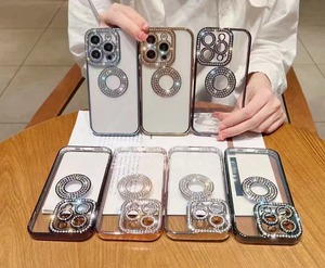 Custodia <span class=keywords><strong>trasparente</strong></span> per telefono <span class=keywords><strong>con</strong></span> motivo CD <span class=keywords><strong>con</strong></span> motivo diamantato bling <span class=keywords><strong>cover</strong></span> per <span class=keywords><strong>iPhone</strong></span> 15 14 13 12 <span class=keywords><strong>11</strong></span> pro max <span class=keywords><strong>cover</strong></span> in TPU <span class=keywords><strong>trasparente</strong></span> - Product Image 3