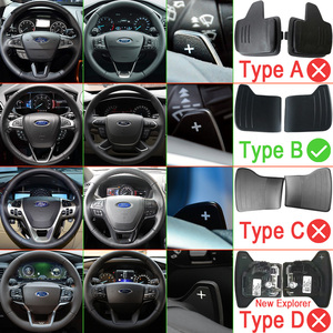 Paleta de extensión de cambio para volante de coche, pegatina DSG para Ford Fusion <span class=keywords><strong>Mondeo</strong></span> <span class=keywords><strong>Vignale</strong></span> Titanium Wagon st-line SE - Product Image 2