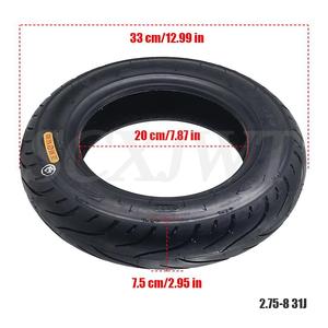2.75-8 Pneus sous vide pour véhicule électrique Moto Tubeless <span class=keywords><strong>Pneu</strong></span> Pièces de rechange 2.75*8 Pneus sans chambre - Product Image 3