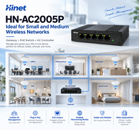 Switch PoE Gigabit 4 ports Hinet, contrôleur AP sans fil AC, routeur 65W IEEE802.3af/at, 1 WAN, 4 LAN, 64 APs, réseau WiFi