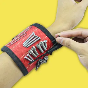 समर्थन कस्टम चुंबकीय wristband के लिए पोर्टेबल चुंबकीय छोटे उपकरण wristband पकड़े शिकंजा के साथ मजबूत मैग्नेट