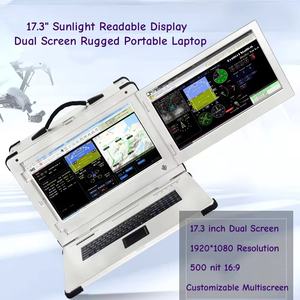 Ordinateur portable robuste à trois écrans de haute qualité Intel Core I5/ I7/i9 étui robuste Durable I7 tablette industrielle robuste - Product Image 5