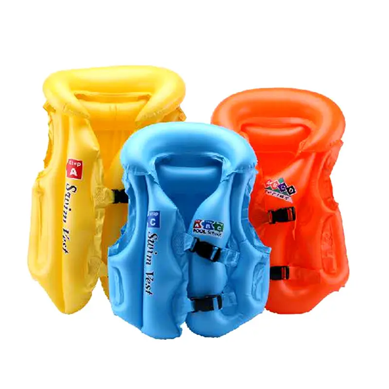 Drops hipping New Style aufblasbare Schwimmweste Kunststoff PVC Schwimmweste für Kinder