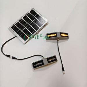 Lampes murales <span class=keywords><strong>LED</strong></span> solaires 6W rechargeables pour l'extérieur, étanche, seuil de fenêtre, lumière étroite, couloir, couloir, YY-BDW018 de points décoratifs - Product Image 3