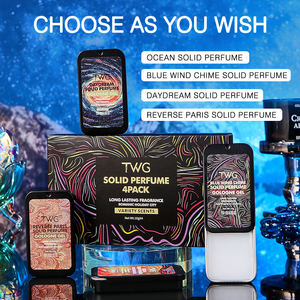 TWG Romanic Holiday City Coffret de parfums solides Parfum solide de poche portable Parfum délicat et lisse Parfum solide longue durée - Product Image 5