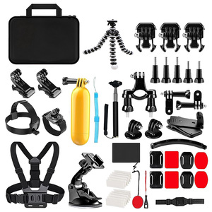 Kit d'accessoires pour caméra d'action sportive 40-en-1 avec support de fixation auto-adhésif pour vélo et adaptateur de sangle de poitrine pour GoPro 13 12 11 10 9 DJI Insta360 <span class=keywords><strong>X5</strong></span> - Product Image 1