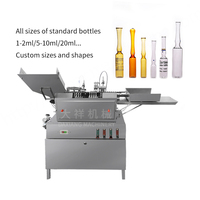 Remplissage de Liquiid cosmétique ALG-2 et ampoule en verre de cachetage faisant la machine