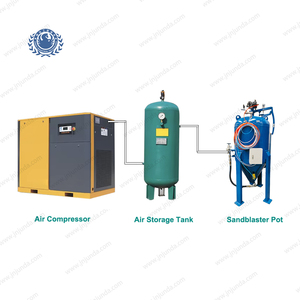 Équipement d'élimination de la rouille par sablage au sable, <span class=keywords><strong>sableuse</strong></span> à air portable, machine de sablage sans poussière <span class=keywords><strong>Mini</strong></span> sablage <span class=keywords><strong>avec</strong></span> <span class=keywords><strong>compresseur</strong></span> - Product Image 1