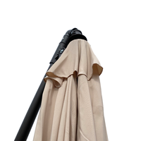 Parasol suspendu 3M Banana en stock, prêt à être expédié pour jardin, patio, cour extérieure