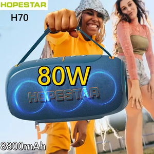 Enceinte portable HOPESTAR H70 80W <span class=keywords><strong>sans</strong></span> <span class=keywords><strong>fil</strong></span>, étanche IPX6, Boombox extérieure avec stéréo TWS, basses profondes, batterie 8800mAh - Product Image 3