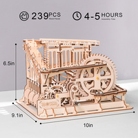 Robotime Rokr DIY Assembler Jouets Bois Artisanat LG502 Marble Run 3D Puzzles en Bois pour Dropshipping