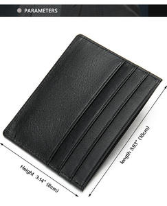 <b>Card</b> Clip Holder <b>Wallet</b> for <b>Men</b> Genuine Cow Leather 2020 New Fashion Cool <b>Card</b> <b>Card</b> Holder Coin Purse - Product Image 3