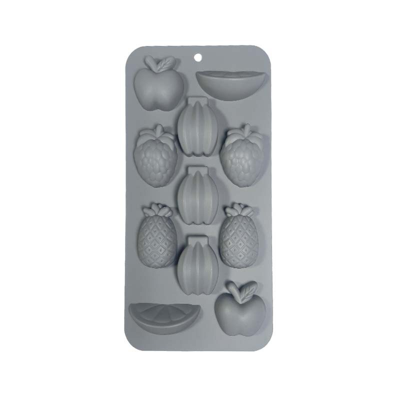 11 fruit ice trays gray