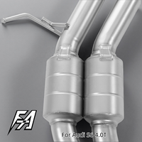 Système d'échappement en acier inoxydable pour Audi S6 S7 4.0T 2013, soupape d'échappement pour améliorer les performances, échappement arrière
