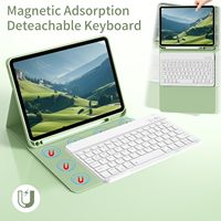Penutup Keyboard tablet abs, dapat dilepas dengan keyboard nirkabel Bluetooth 11 12.9 2021