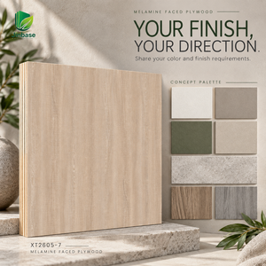 Contrachapado Jinbase XT2605-7 con chapa de roble color crema avena, grado E0, 1220x2440mm, panel de madera de arce y haya - Product Image 5