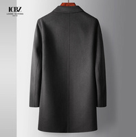 Long manteau de trench en laine personnalisé de haute qualité de dernière conception pour hommes manteau d'hiver manteau de laine pour hommes avec bouton