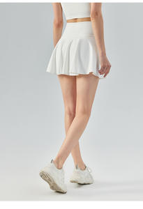 Gonna leopardata da Tennis plissettata per donna con tasche pantaloncini da allenamento a vita alta da donna che corrono gonne da Golf - Product Image 6