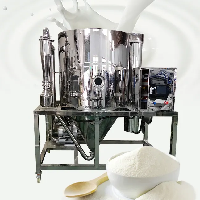 Secador de pulverización al vacío, dispositivo de pulverización centrífugo para leche y proteína de suero de leche en polvo
