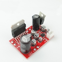 Tda738 38W + 38W Stereo güç amplifikatörü devre kartı modülü CD7379 çift kanal DC 9V-17.5V ses güç amplifikatörü kurulu elektronik kiti