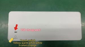 Nhà Máy dropshipping ODM có thể sạc lại cảm ứng chuyển đổi Giấy cắt bóng Hộp bảng đêm đèn 3 màu sắc thay đổi 3D LED ánh sáng - Product Image 6