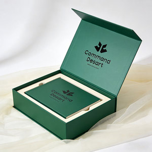 Boîte cadeau magnétique avec logo personnalisé, boîte cadeau <span class=keywords><strong>de</strong></span> luxe en papier, emballage pliable recyclable, boîtes cadeau en tube <span class=keywords><strong>de</strong></span> <span class=keywords><strong>verre</strong></span> avec insert - Product Image 3