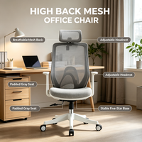 Chaise de bureau exécutive confortable avec support lombaire réglable, idéale pour le bureau à domicile. Chaise la plus vendue en gros.