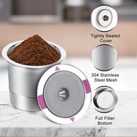 Capsule de café compatible Keurig K45 en acier inoxydable 304 à un seul trou pour usage professionnel