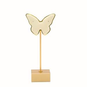 Jinsky luxe coloré papillon forme métal bijoux présentoir élégant boucles d'oreilles vitrine conteneur - Product Image 4