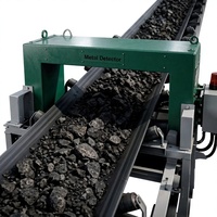 Système de détection de métaux industriels pour convoyeurs, solution étanche pour le charbon, les minerai et les pierres de carrière