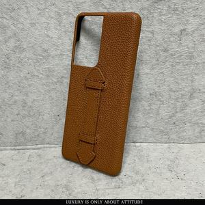 <span class=keywords><strong>Housse</strong></span> de téléphone portable en cuir véritable <span class=keywords><strong>Togo</strong></span> de nouveau style pour Samsung S21 Ultra avec sangle - Product Image 3