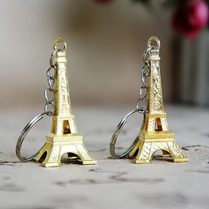 Porte-clés Tour Eiffel en gros, mode, métal coloré, modèle de porte-clés Tour Eiffel 5 cm, souvenir de <span class=keywords><strong>Paris</strong></span> - Product Image 2