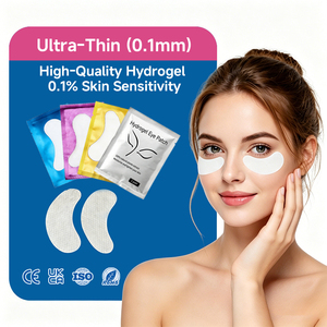 Patchs hydrogel jetables imperméables pour extensions de cils, sans peluches, sous les <span class=keywords><strong>yeux</strong></span>, emballage personnalisé, faible MOQ - Product Image 6