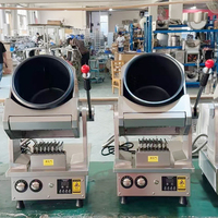Machine de cuisson électrique automatique en acier inoxydable avec contrôle PLC et chauffage par induction pour restaurant, hôtel, cuisine