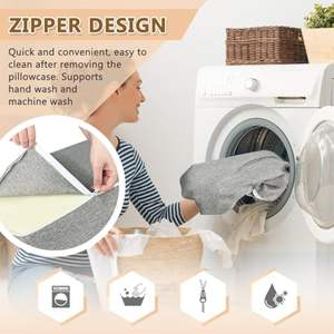 Çıkarılabilir kapak başlık üçgen kama yastık kraliçe büyük Bolster arkalığı okuma yatakta oturmak için yastıklar - Product Image 6