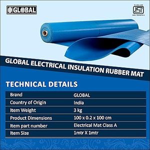 2mm Anti Electric Shock Mat Low Voltage 3.3kV Insulating <b>Rubber</b> <b>Flooring</b> Industrial Use - Product Image 6