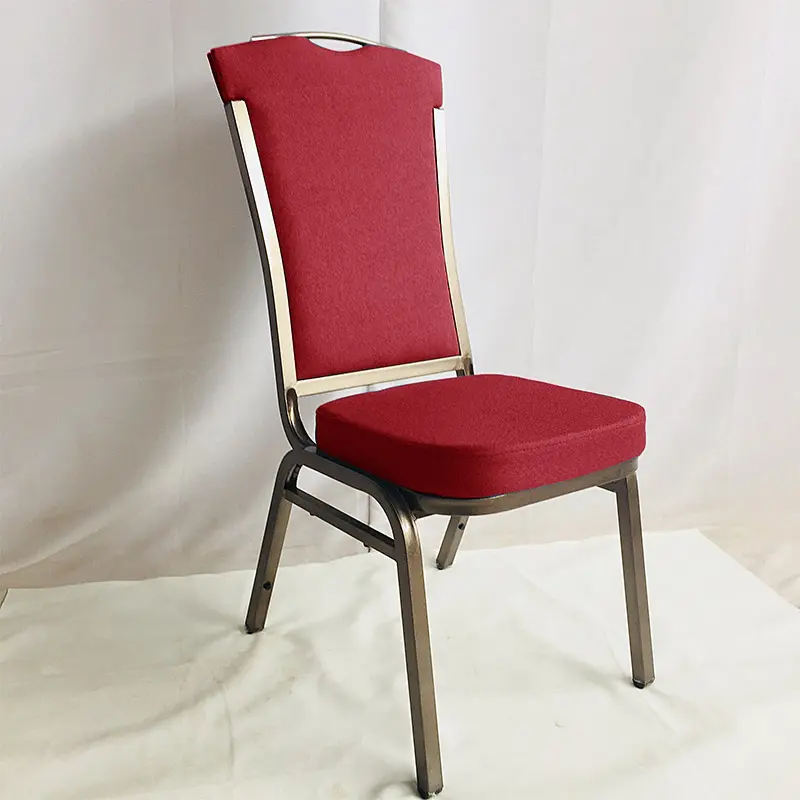 Manufacturers Gold Black Banquet Style Chairs Simple Aluminium Burgand Chair Padded Iron Chiavari Chaise De Mariage