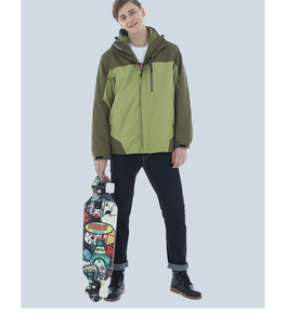Vêtements de sport d'hiver <span class=keywords><strong>3</strong></span> <span class=keywords><strong>en</strong></span> <span class=keywords><strong>1</strong></span> pour l'extérieur, <span class=keywords><strong>veste</strong></span> matelassée imperméable, <span class=keywords><strong>veste</strong></span> de sport de loisirs pour l'extérieur, vestes matelassées - Product Image 4